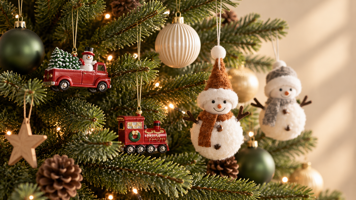 Adornos para el árbol de Navidad