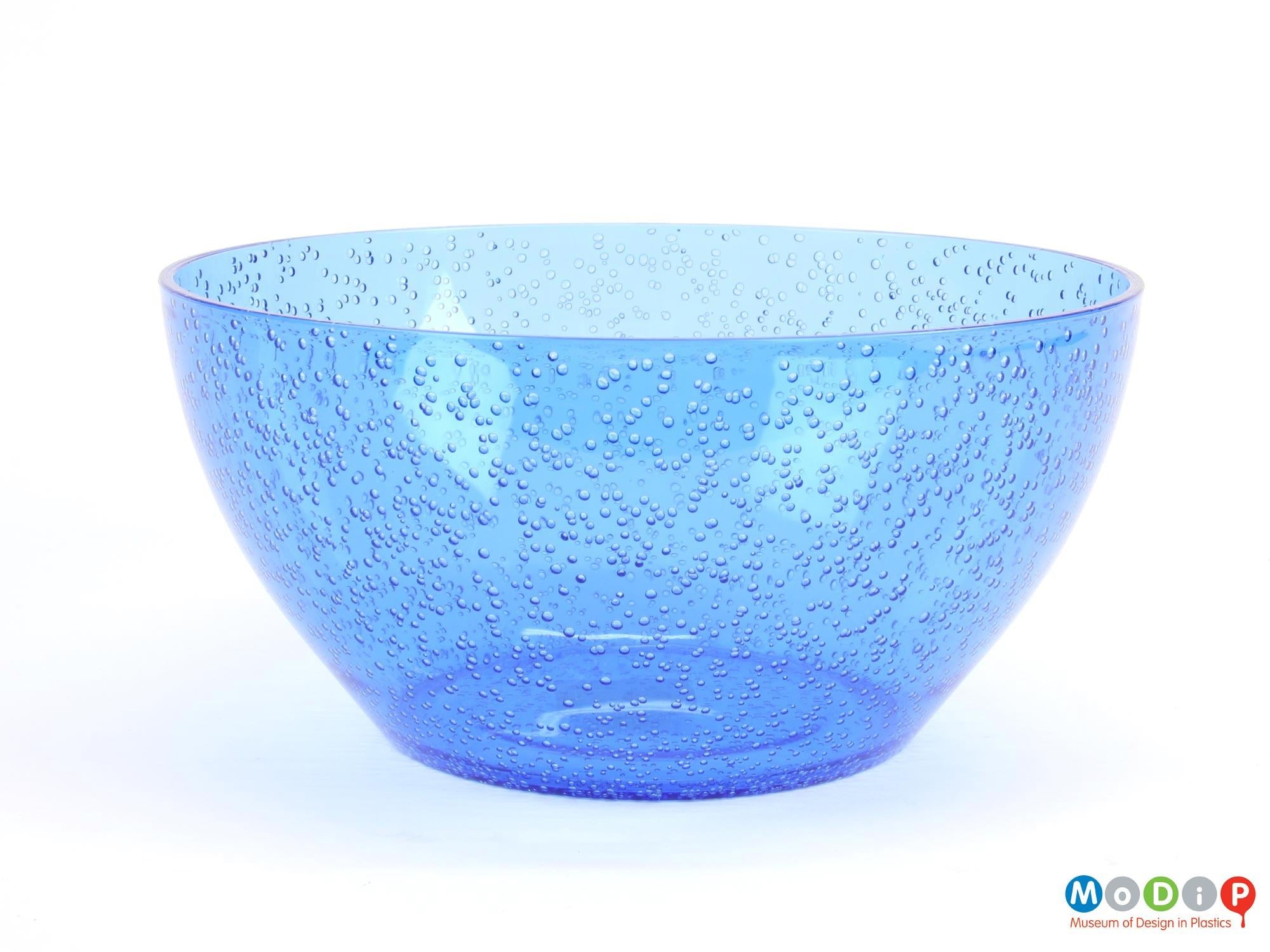 BOWL PLASTIC ROUND WITH BUBBLE EFFECT