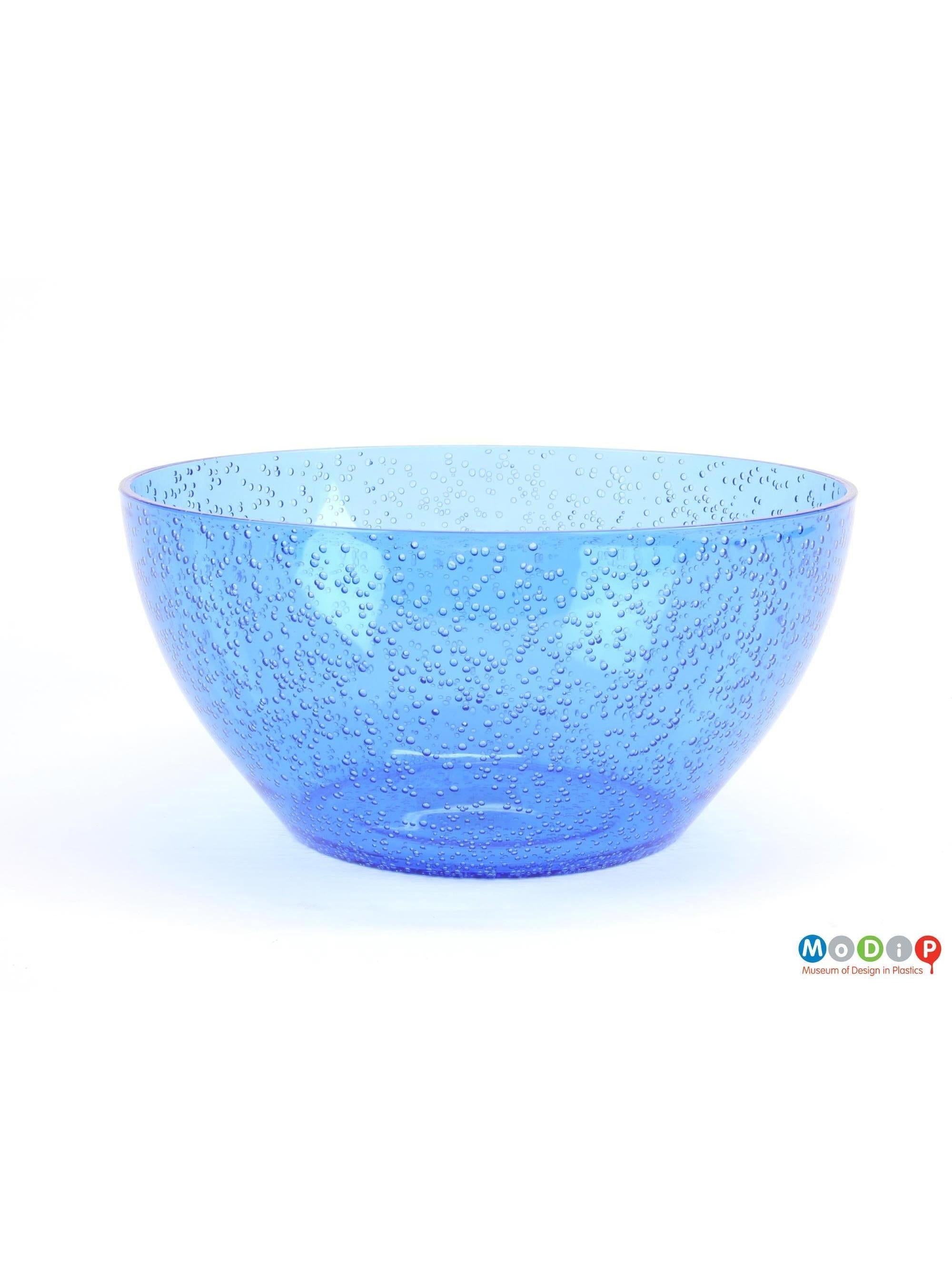 BOWL PLASTIC ROUND WITH BUBBLE EFFECT