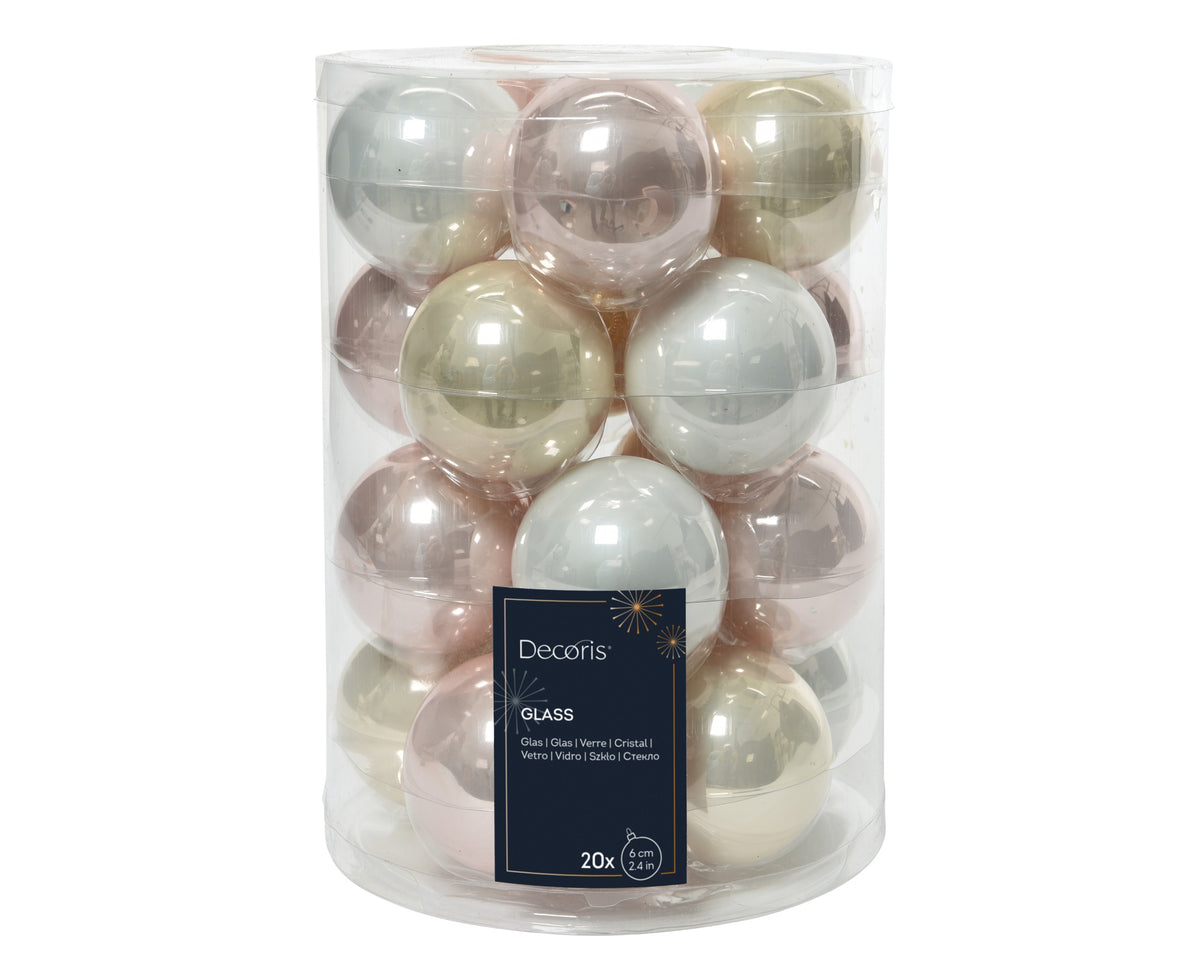 BAUBLES GLASS ENAMEL MIX