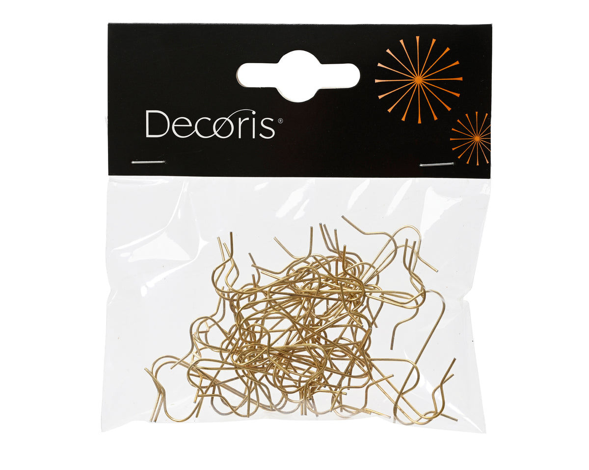BAUBLE HANGERS IRON GOLD LARGO 0.05CM X ANCHO 1CM X ALTO 3.5CM