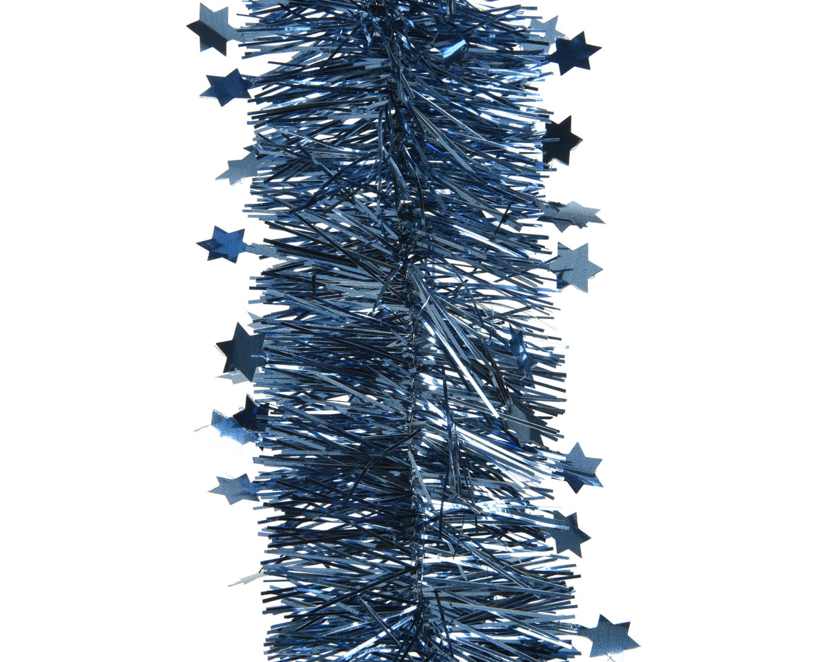 TINSEL GARLAND PET SHINY STAR