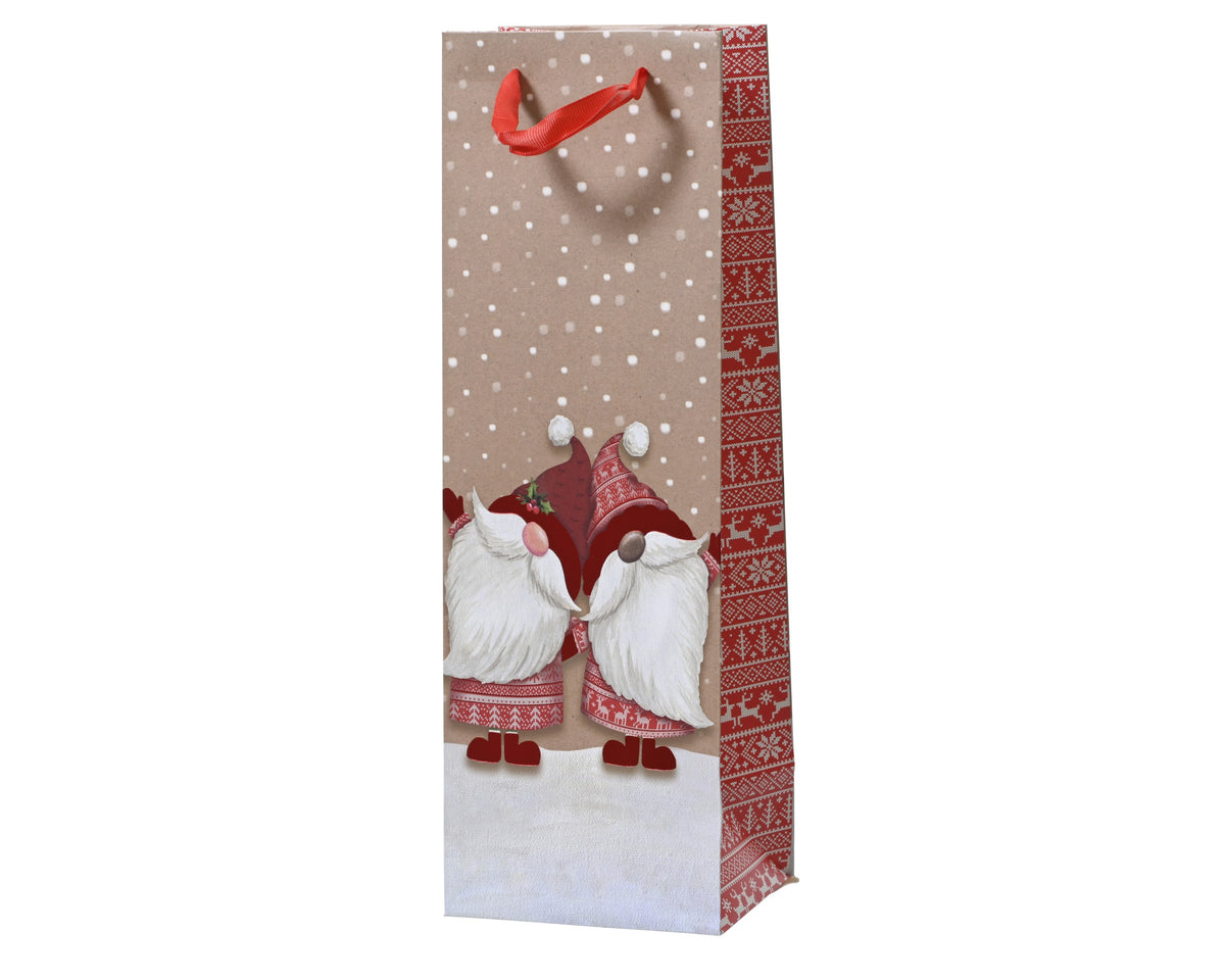 GIFTBAG PAPER ONE SIDE RED FOIL FSC MIX CREDIT RED/COLOUR(S) LARGO 10CM X ANCHO 12CM X ALTO 36CM