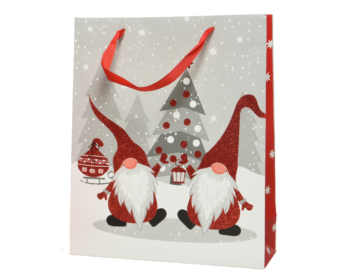 GIFTBAG PAPER RECTANG RED C