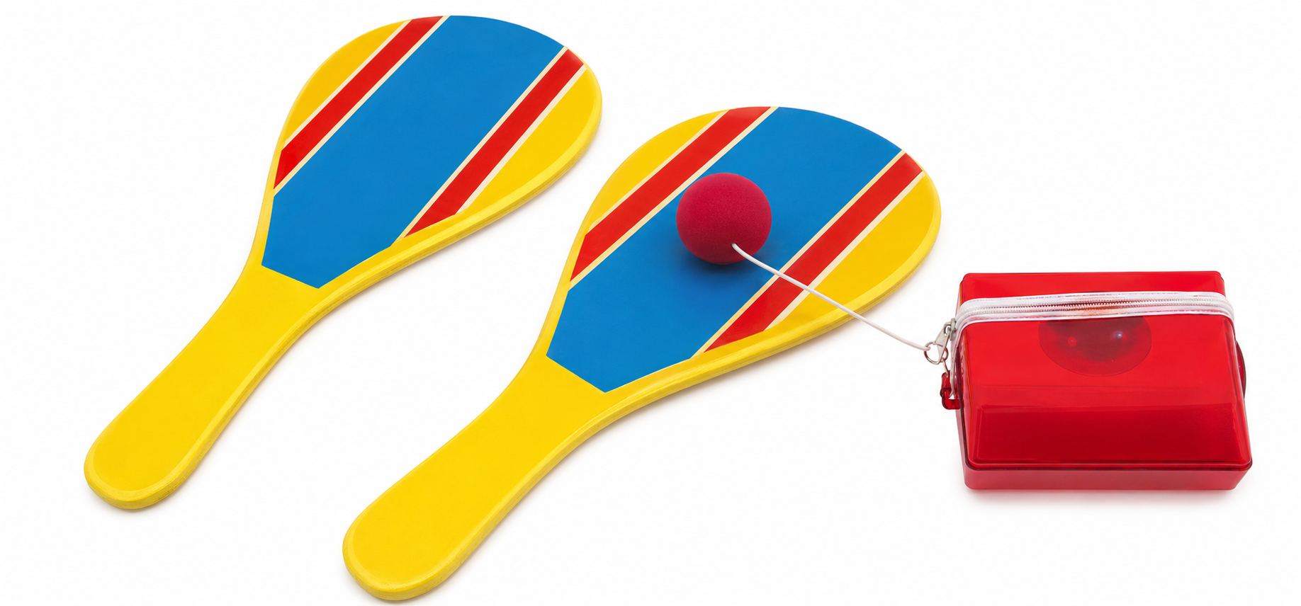 JUEGO DE RAQUETAS DE PLAYA DE 3 PIEZAS