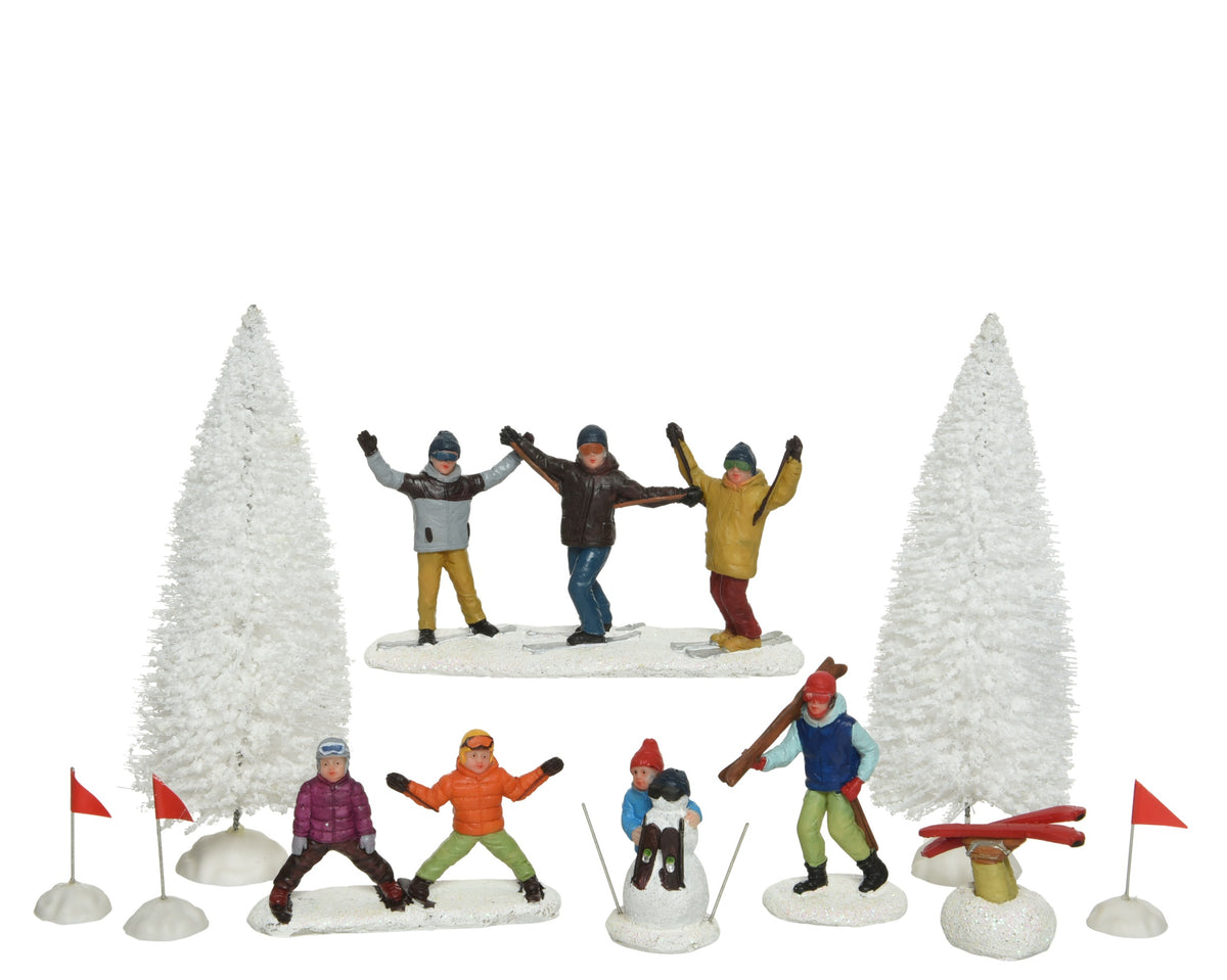 FIGURINES POLYRESIN TREES - FLAGS - FIGURINES INDOOR ASSORTED LARGO 3.2CM X ANCHO 5.2CM X ALTO 7.5CM