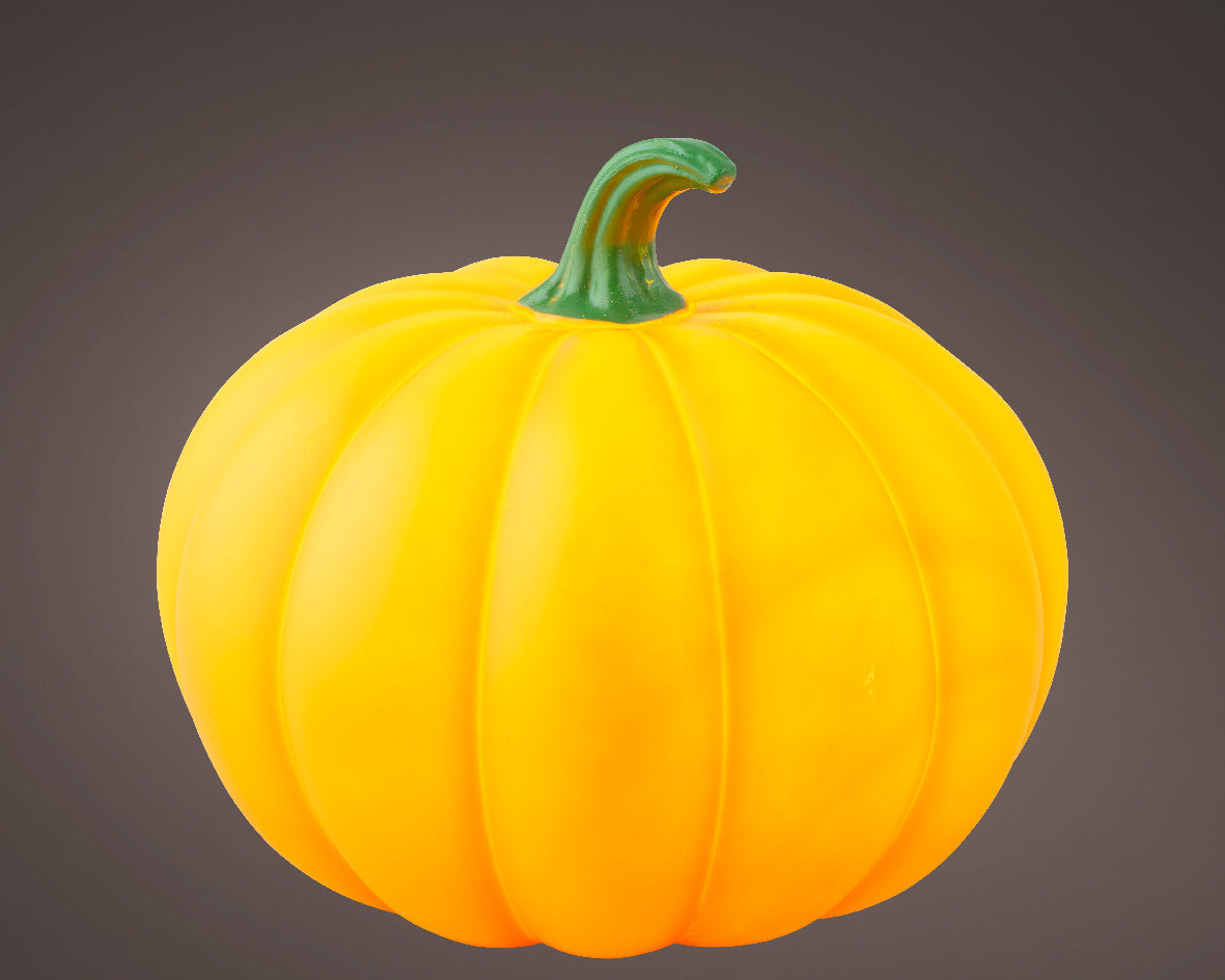 CALABAZA DECORATIVA LED DE FIBRA DE VIDRIO