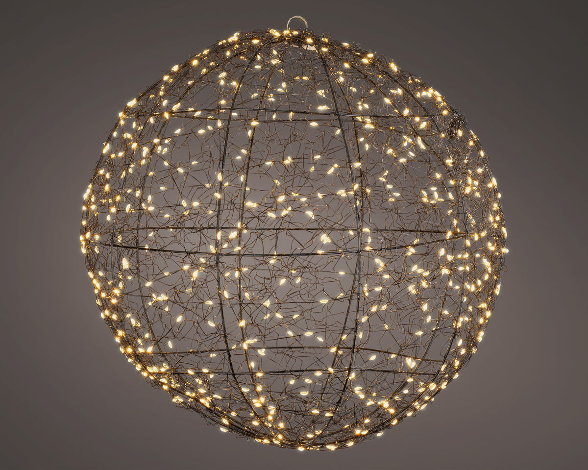 MICROLED FRAME LIGHT METALBALL D385CM BLACK CLWARM