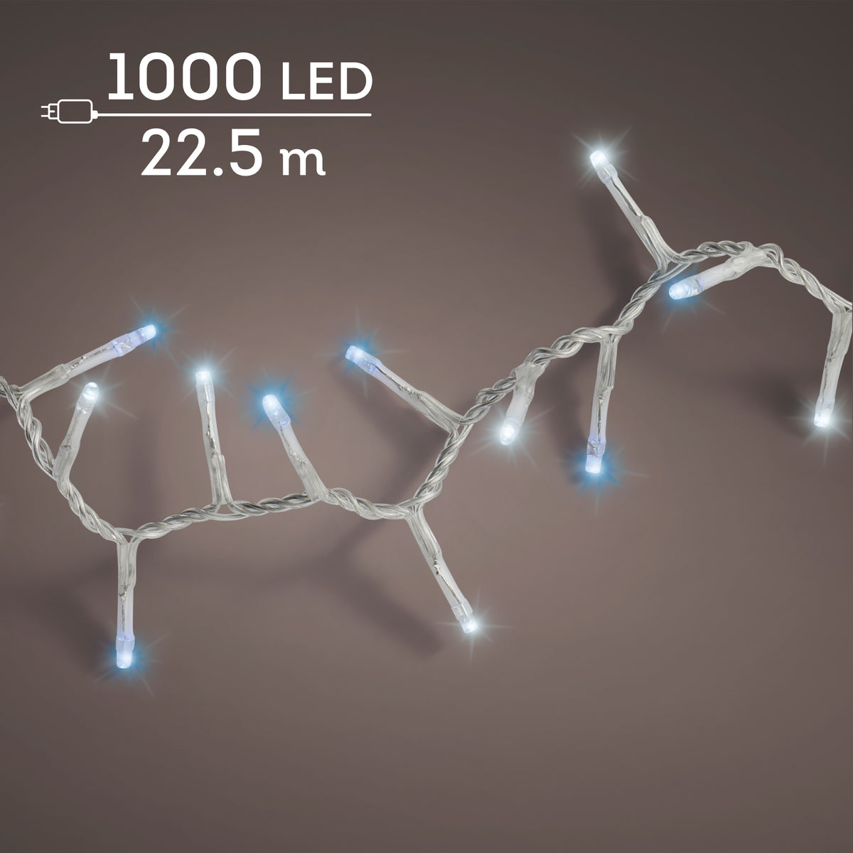 LED COMPACT LIGHTS 8F 1000LED L2250CM COOLWH/BLUE