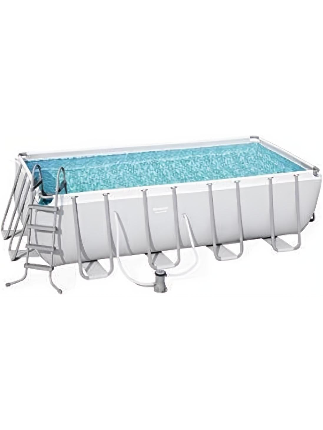 BESTWAY PISCINA POWER STEEL REC 488X244X122CM + DE