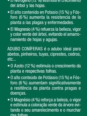 ABONO CONIFERAS Y SETOS 750GR