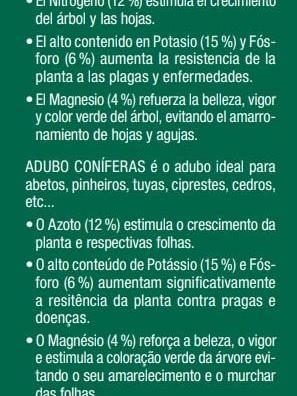 ABONO CONIFERAS Y SETOS 750GR