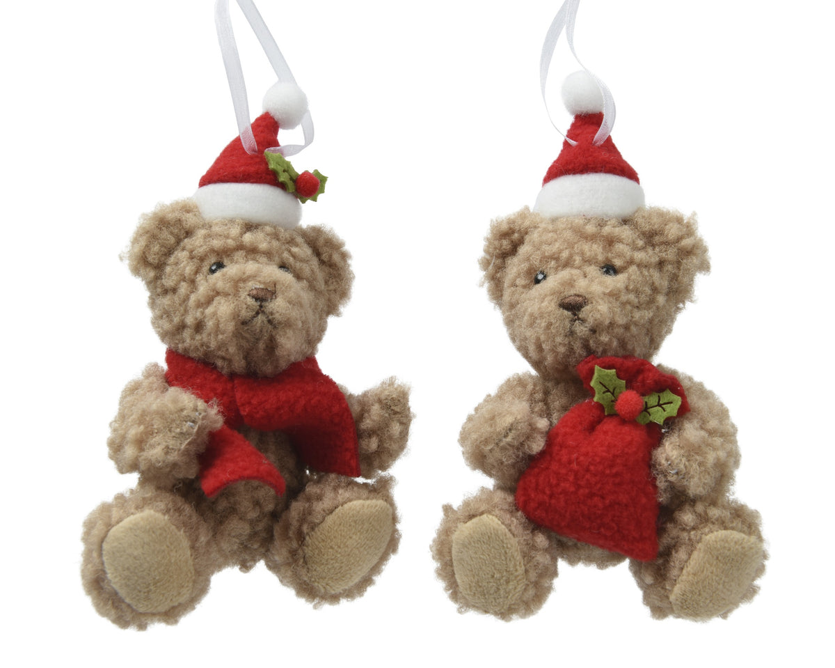 BEAR POLYESTER 2ASS BROWN/COLOUR(S) LARGO 7CM X ANCHO 6CM X ALTO 14CM
