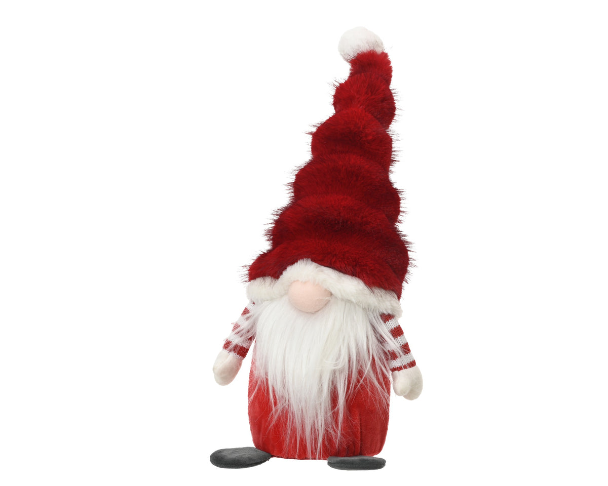 GNOME POLYESTER SITTING RED LARGO 19CM X ANCHO 12CM X ALTO 40CM