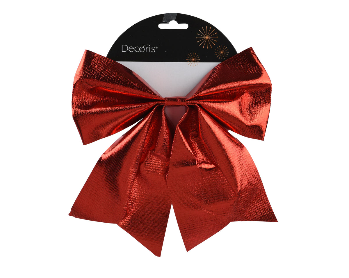 BOW POLYESTER RED LARGO 20CM X ANCHO 1CM X ALTO 24CM