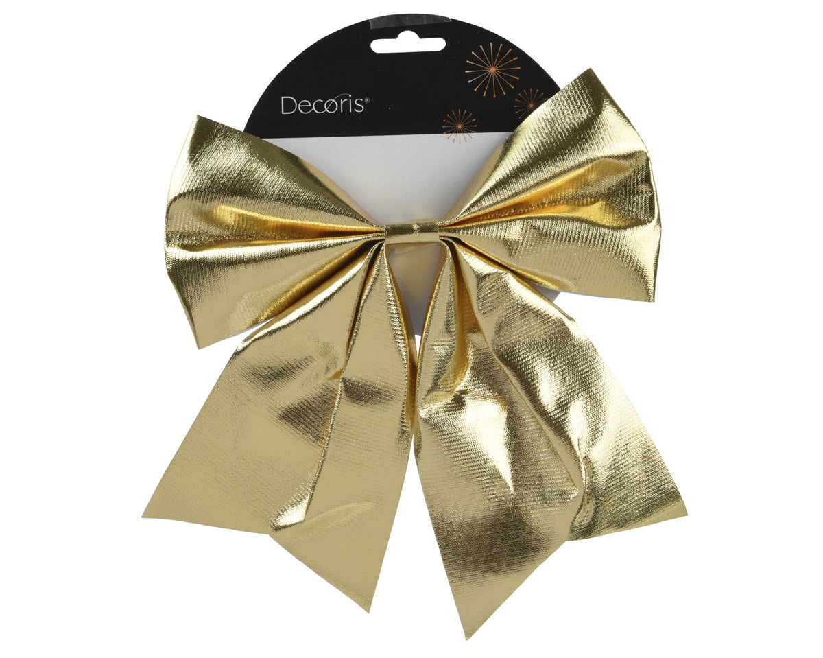 BOW POLYESTER GOLD LARGO 20CM X ANCHO 1CM X ALTO 24CM