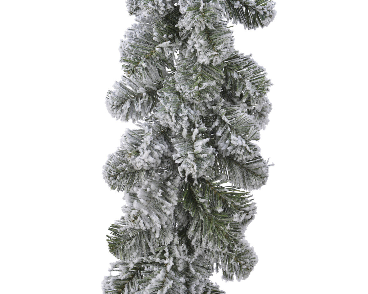 IMPERIAL GARLAND SNOWY IND D20 GREEN/WHITE