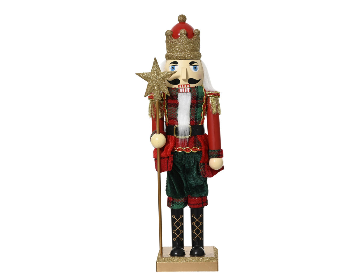 NUTCRACKER PLASTIC STAR SCEPTRE RED/COLOUR(S) LARGO 12CM X ANCHO 9CM X ALTO 41CM
