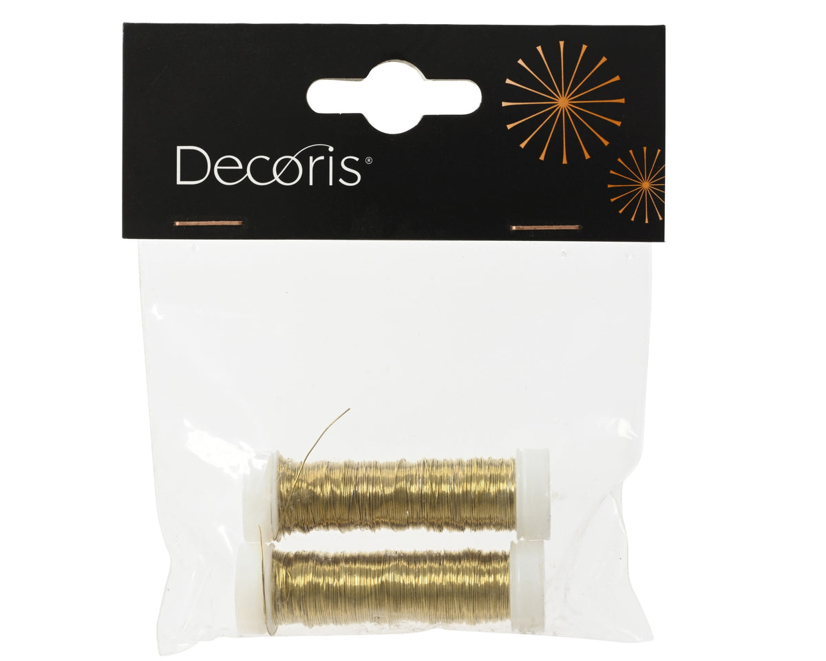 WIRE IRON GOLD DIÁMETRO 0.03CM X LARGO 6000CM