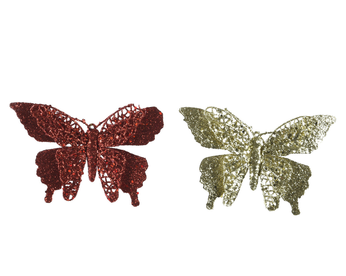 BUTTERFLY PP 2COL ASS ASSORTED LARGO 18CM X ANCHO 12.5CM X ALTO 1CM