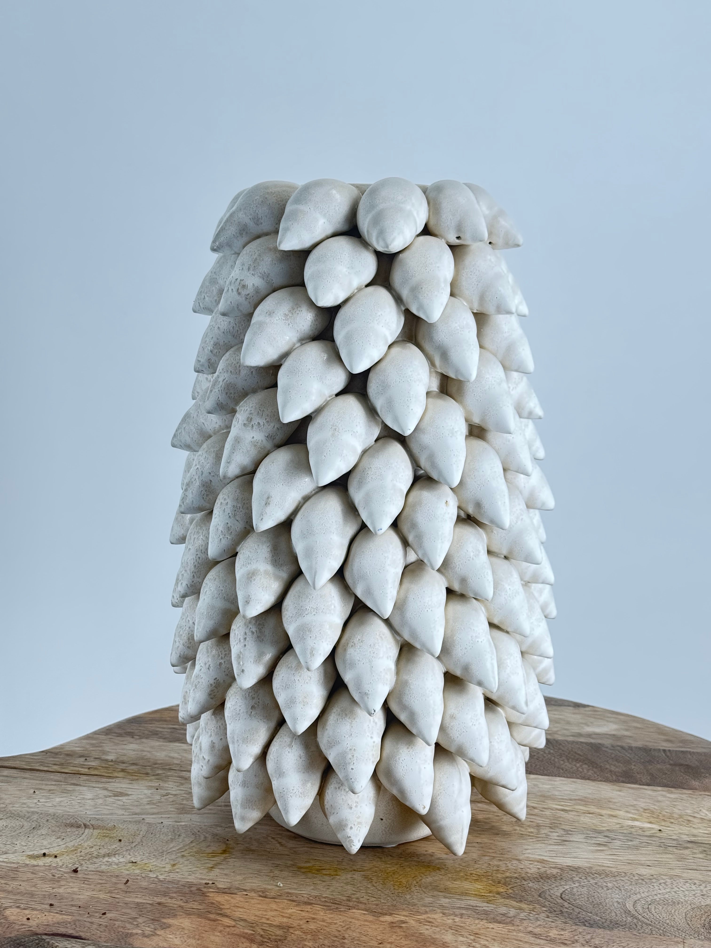 JARRÓN CON CONCHAS 19X19X32CM