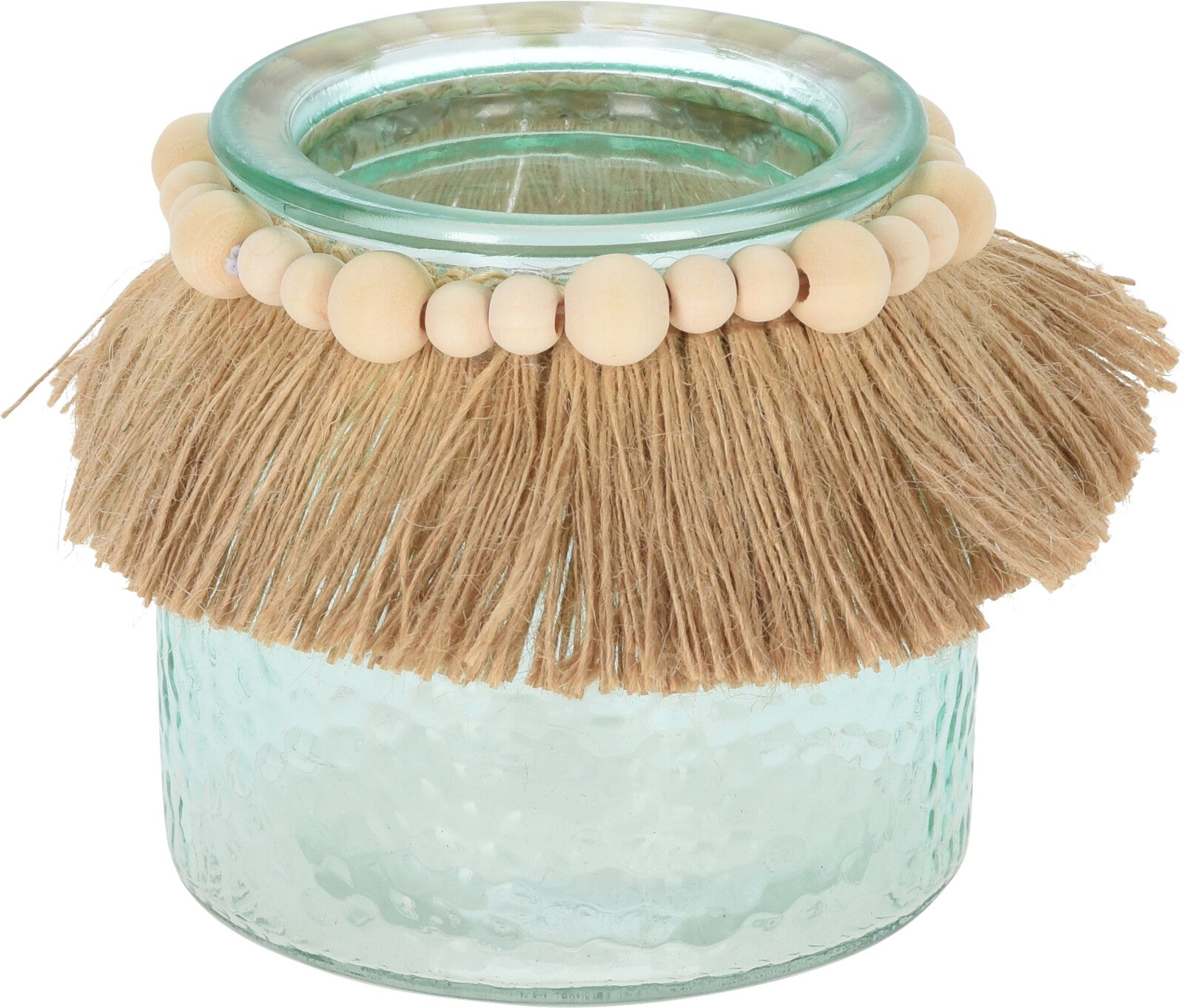 JAR GLAS WITH REEDEDGE 107MM