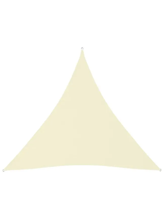 VELA DE SOMBRA TRIANGULAR 3X3X3M CREMA