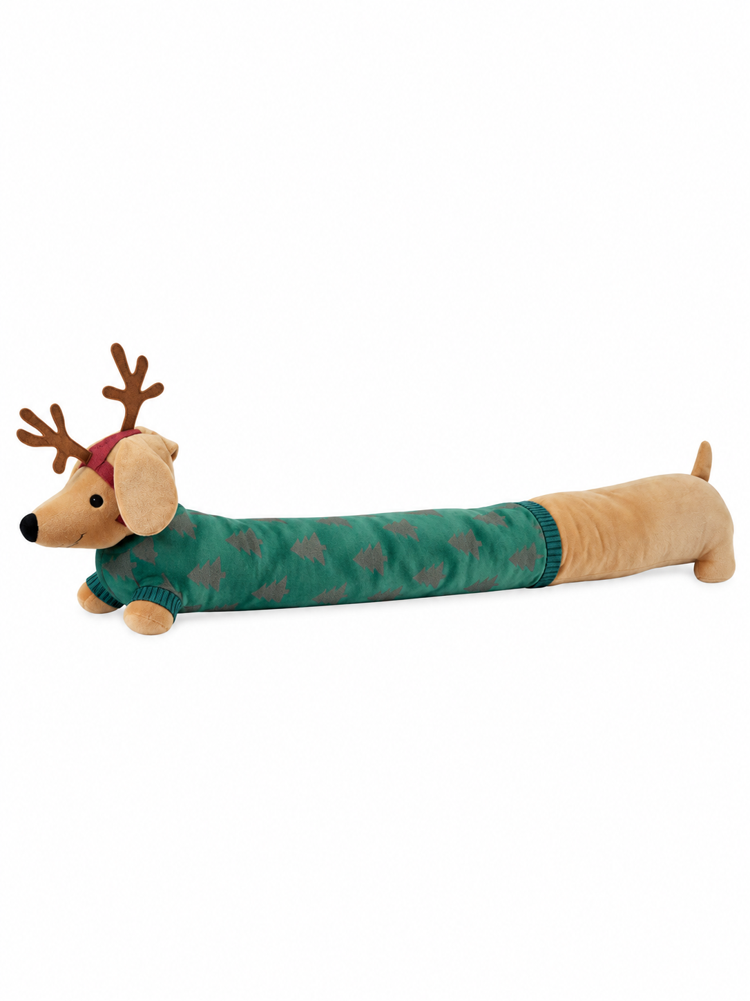 TOPE DE PUERTA NAVIDEÑO DACHSHUND VERDE 85CM