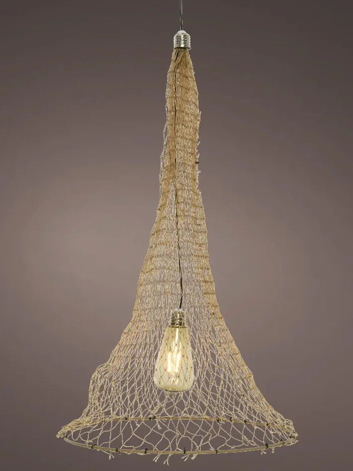 Lámpara Solar Colgante de PP con Luz LED Fija – 60 cm