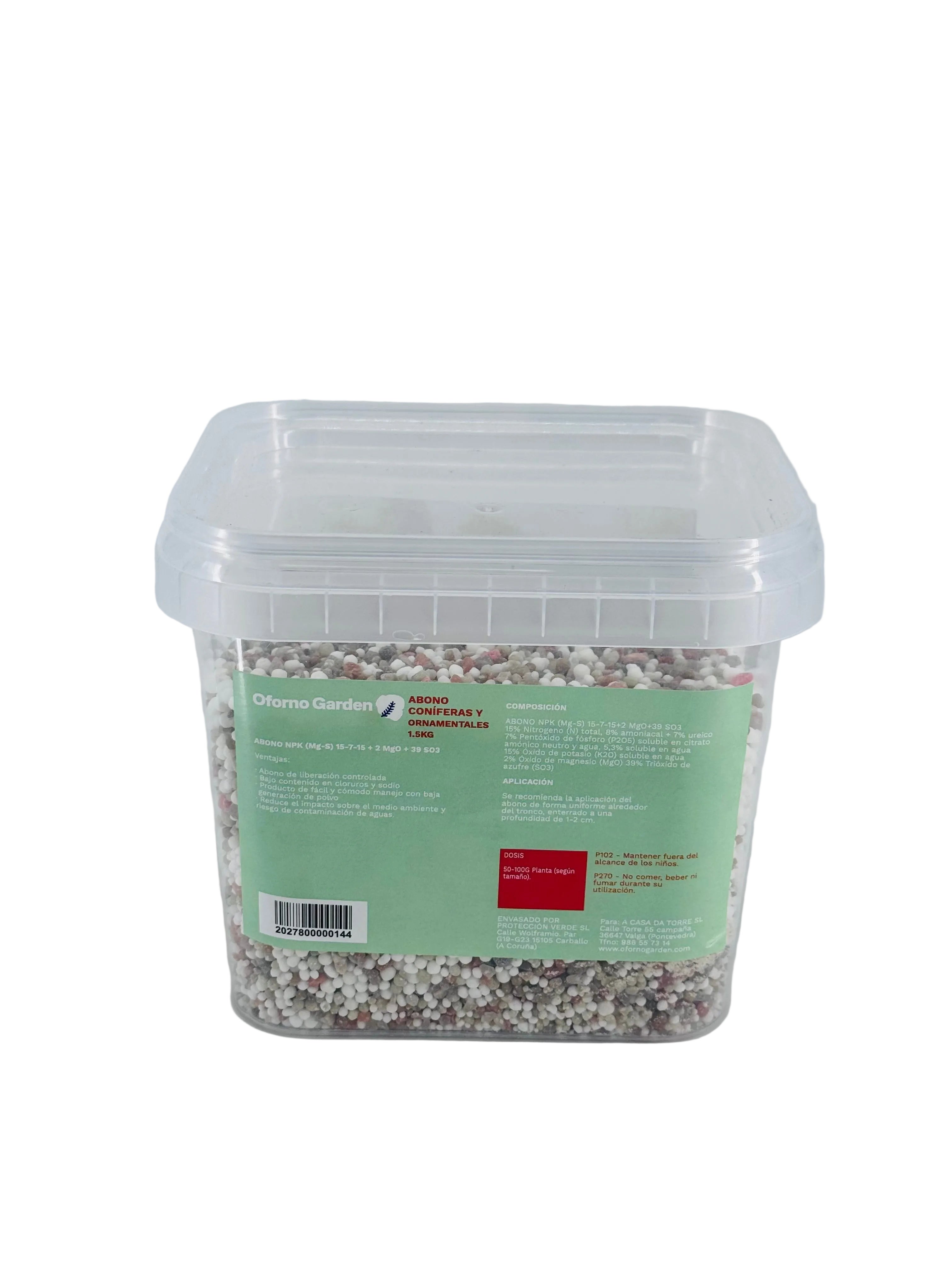 ABONOS CONIFERAS Y ORNAMENTALES 1,5KG