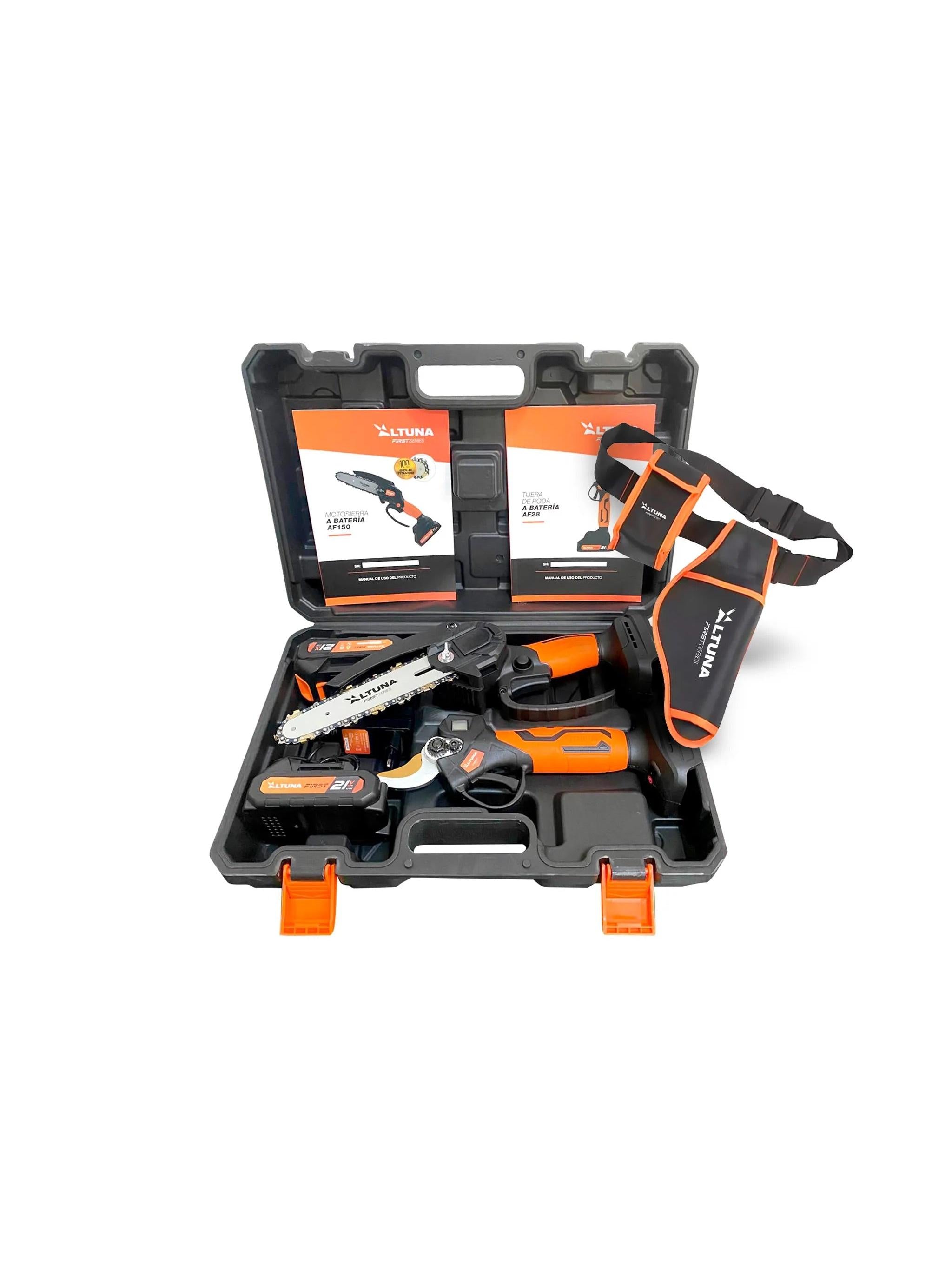 AFKIT2 KIT TIJERA+MOTOSIERRA 2BAT 21V-2A