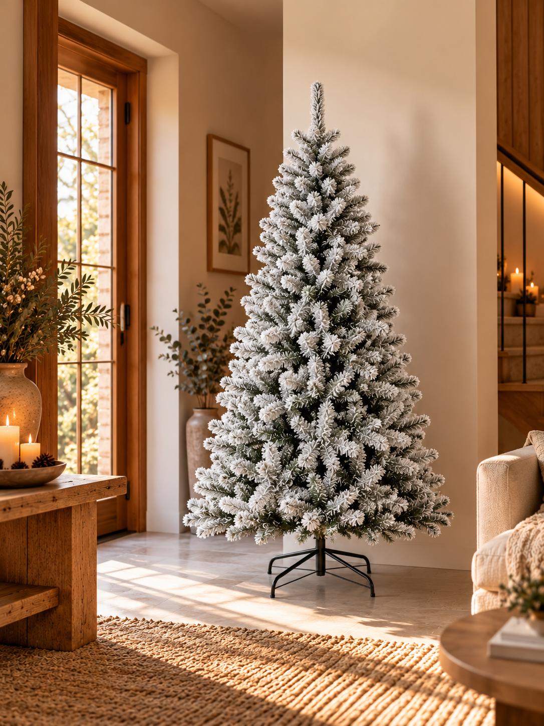 ÁRBOL DE NAVIDAD 210CM MONARCH NEVADO