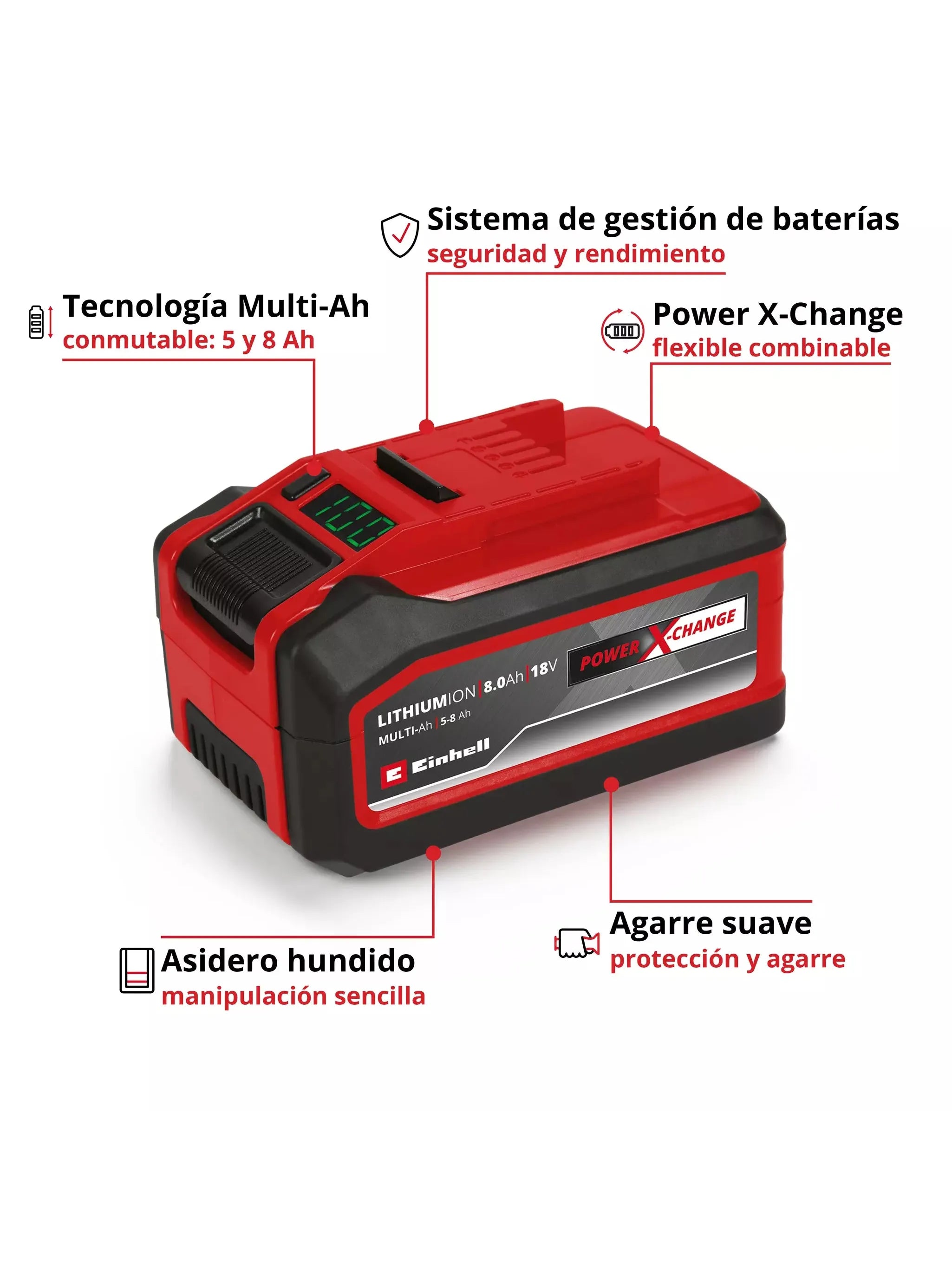 BATERIA 18V 5-8Ah MULTI-Ah PXC PLUS