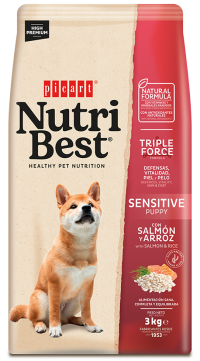 PIENSO NUTRIBEST SENSITIVE SALMON&RICE, 3KG