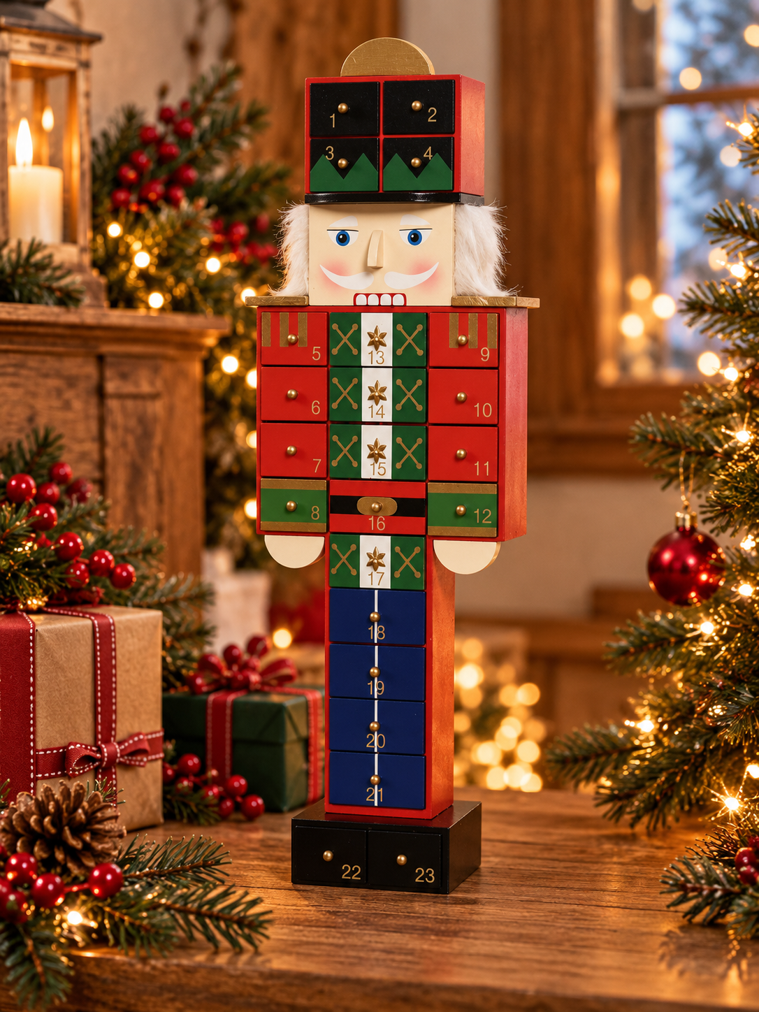 CALENDARIO DE ADVIENDO CASCANUECES 47CM