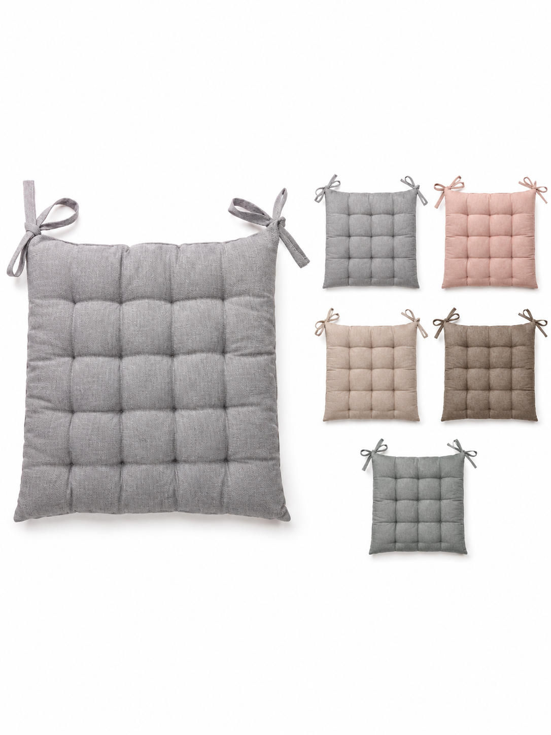 COJIN DE SILLA 40X40CM 6ASS UNI CLR