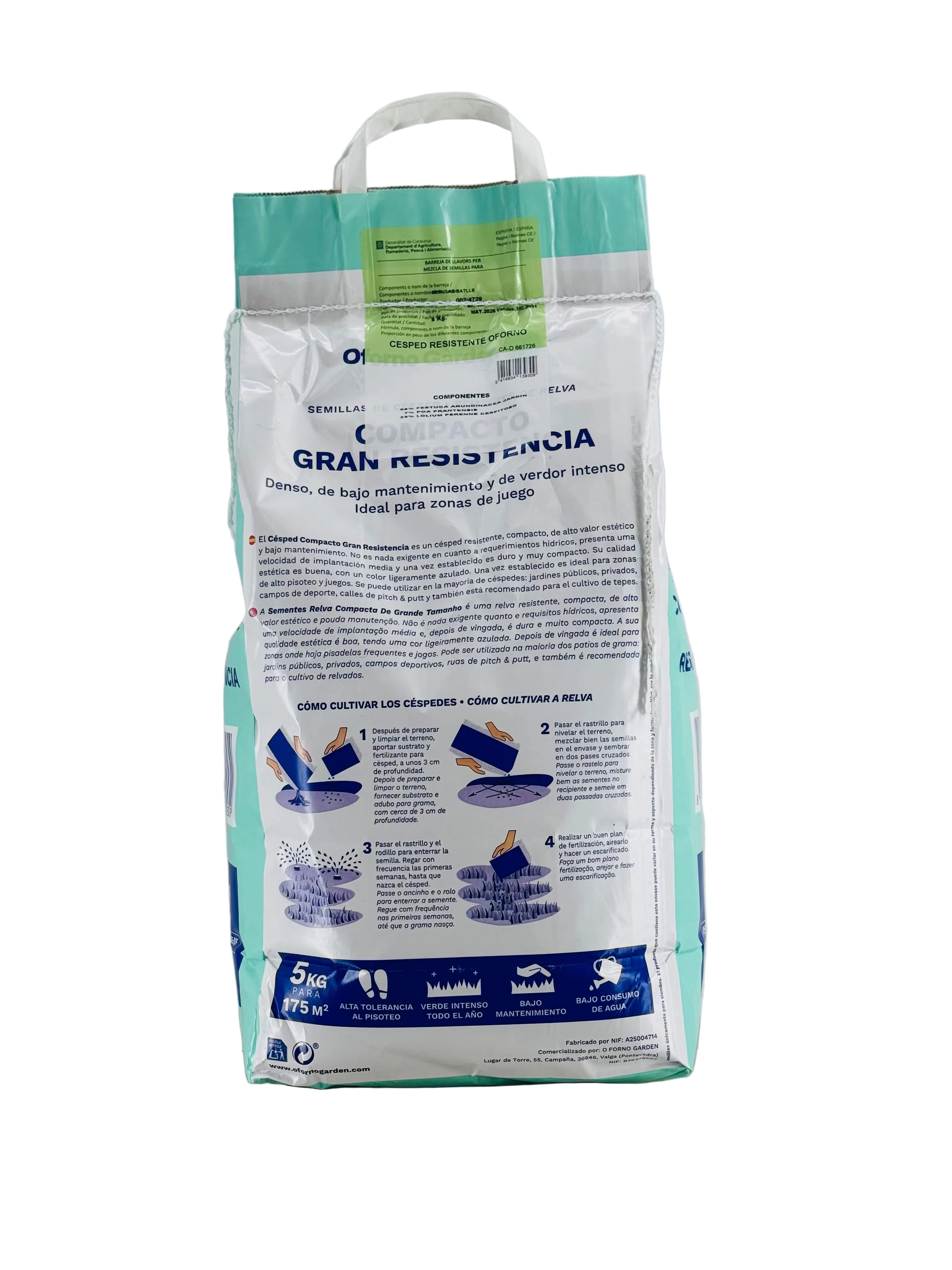 CESPED 5KG RESISTENTE OFORNO