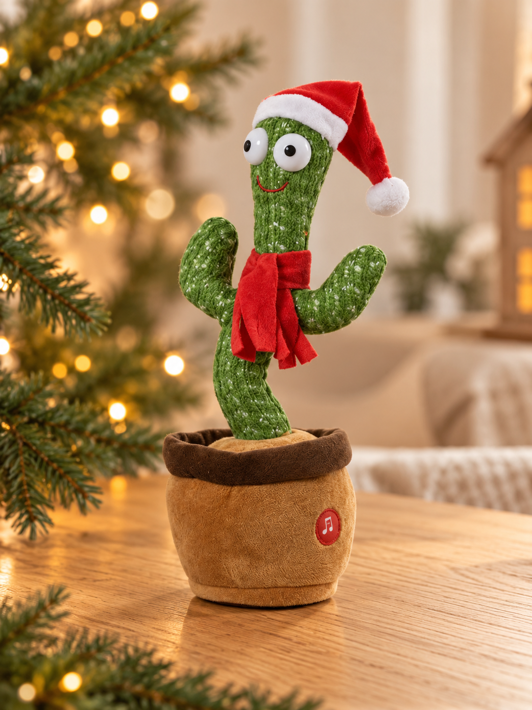 CACTUS DECORATIVO NAVIDEÑO