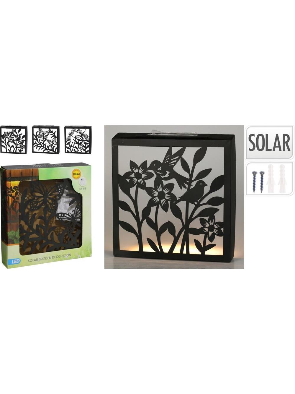 DECORACIÓN SOLAR DE PARED 26CM 3A