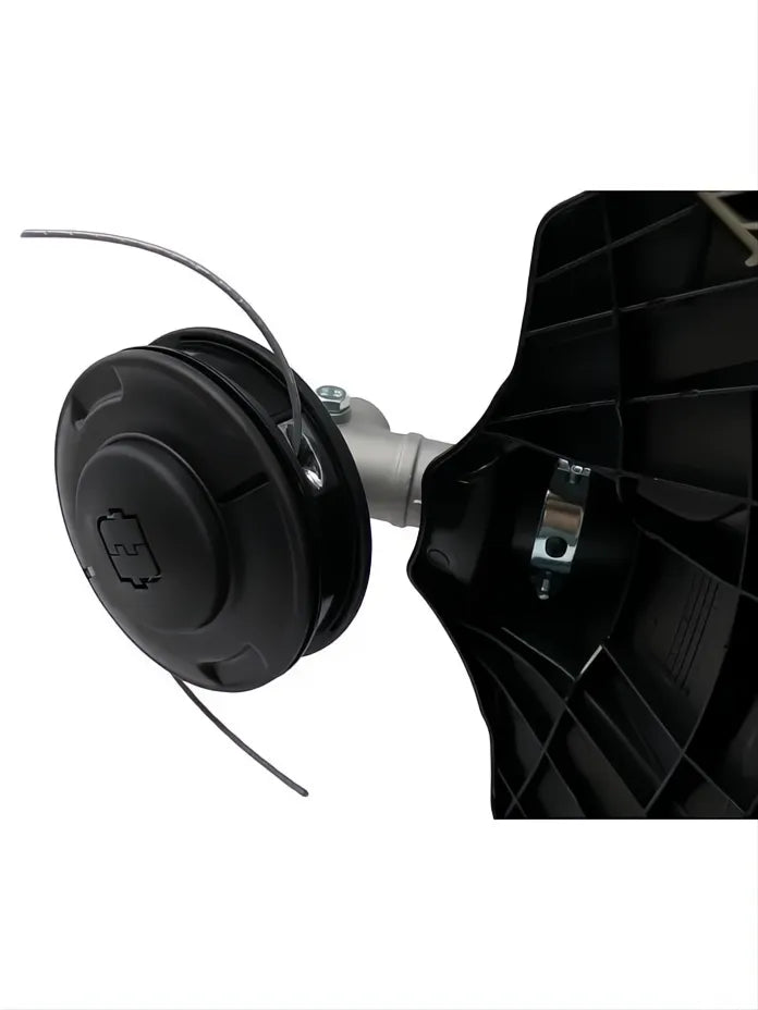 Cabezal de desbrozadora Alpina ABR 45 D negro con hilo de corte y protector.