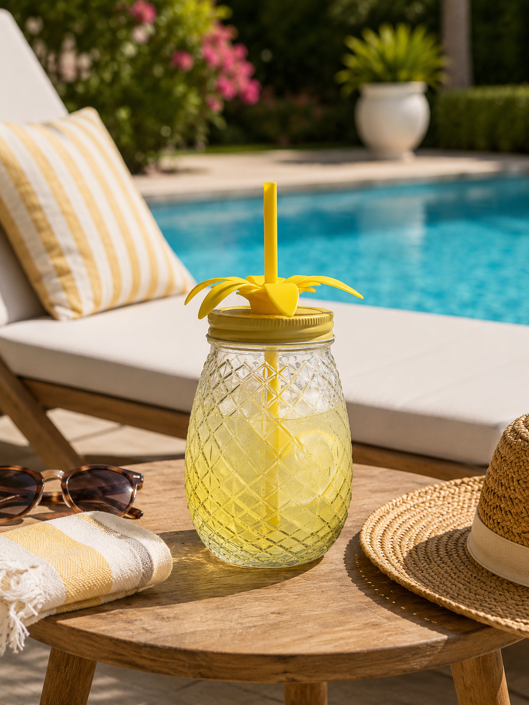 DRINKING JAR WITH STRAW 400ML