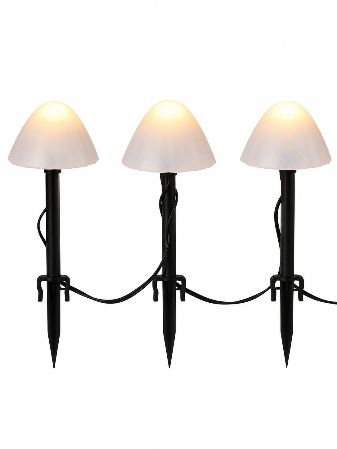 ESTACA LED CON FORMA DE SETA CON 8 FUNCIONES PARA EXTERIOR
