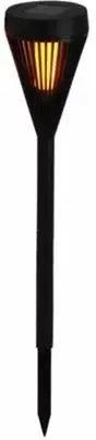 FAROL SOLAR ANTORCHA NEGRA H43CM