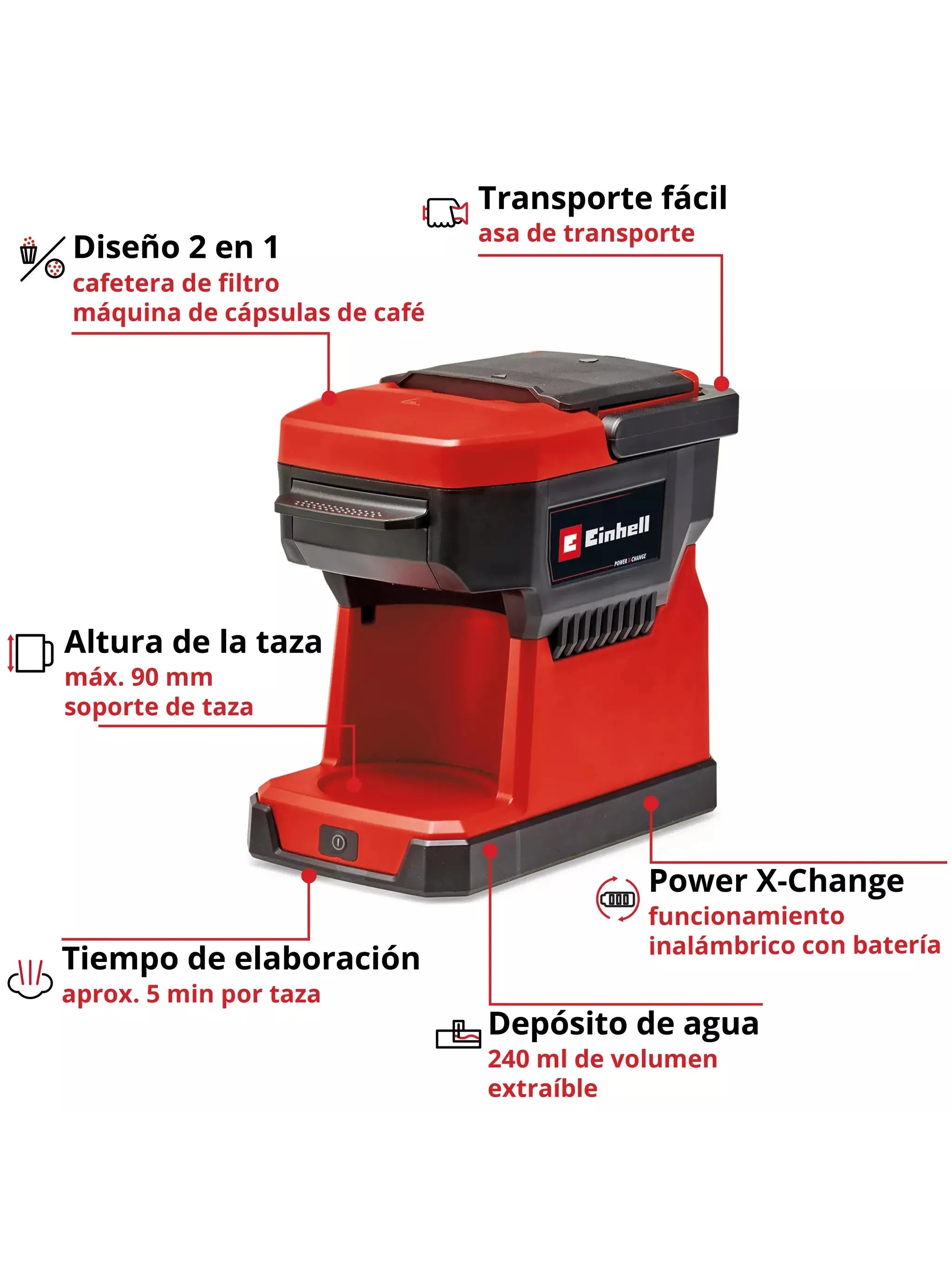 MÁQUINA DE CAFÉ TE-CF Li-SOLO