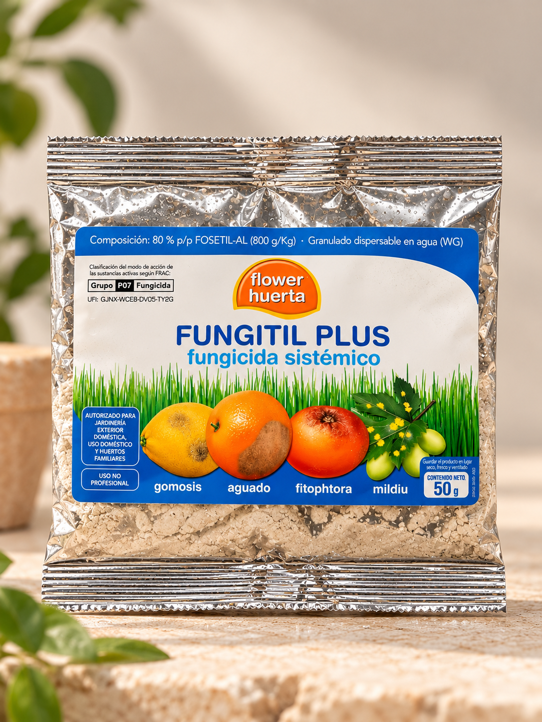 FUNGICIDA FOSETIL SISTEMICO 50GR