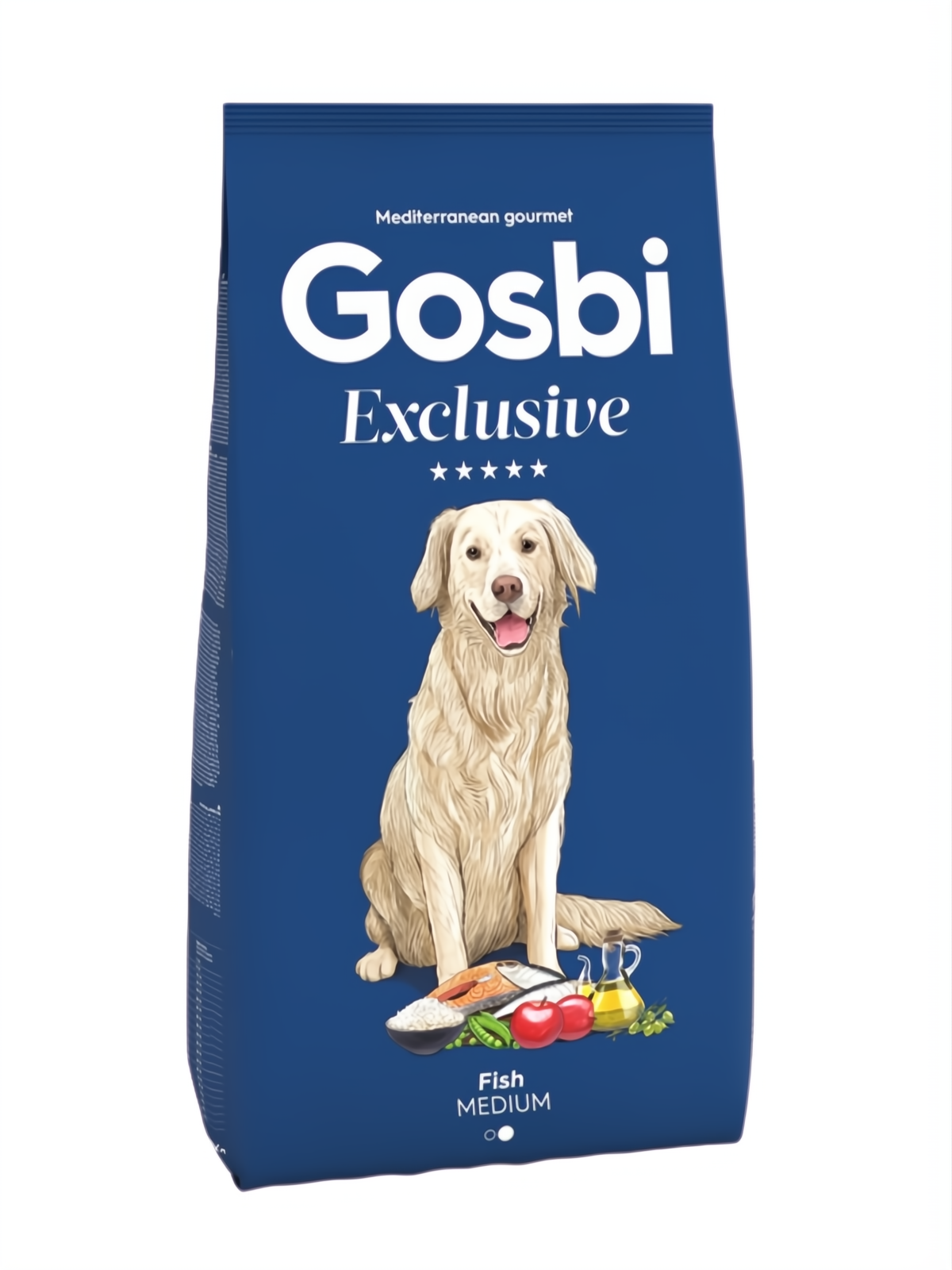 GOSBI EXCLUSIVE FISH(pescado) MEDIUM 12 KG