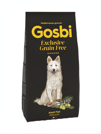 GOSBI GRAIN FREE ADULT FISH MEDIUM 3KG