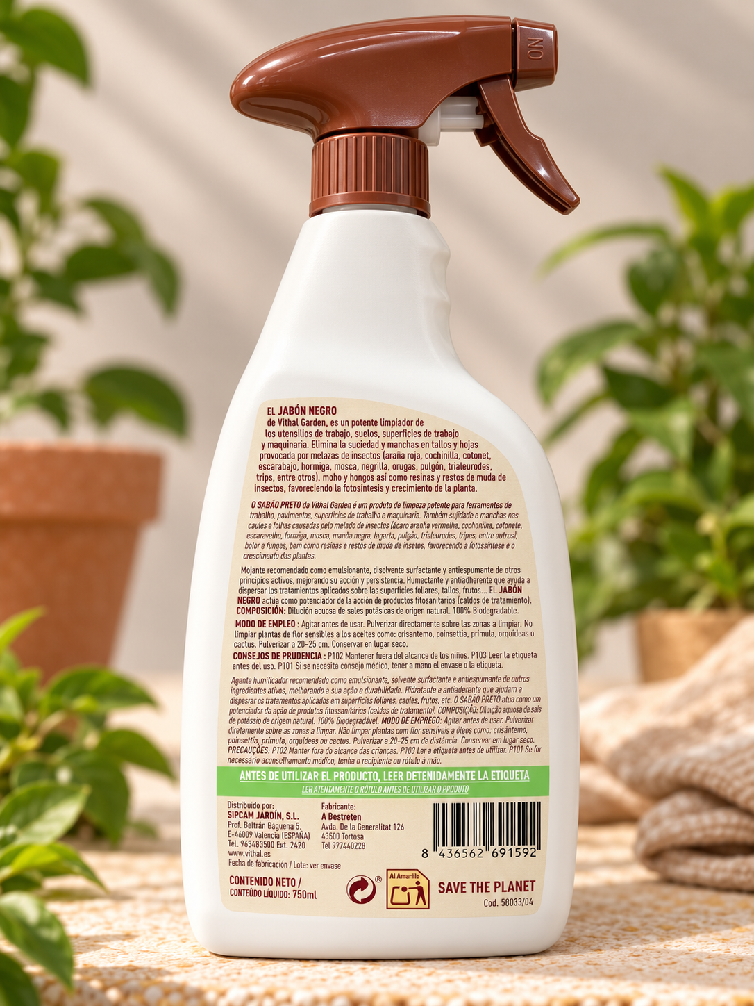 JABON NEGRO 750 ml VITHAL