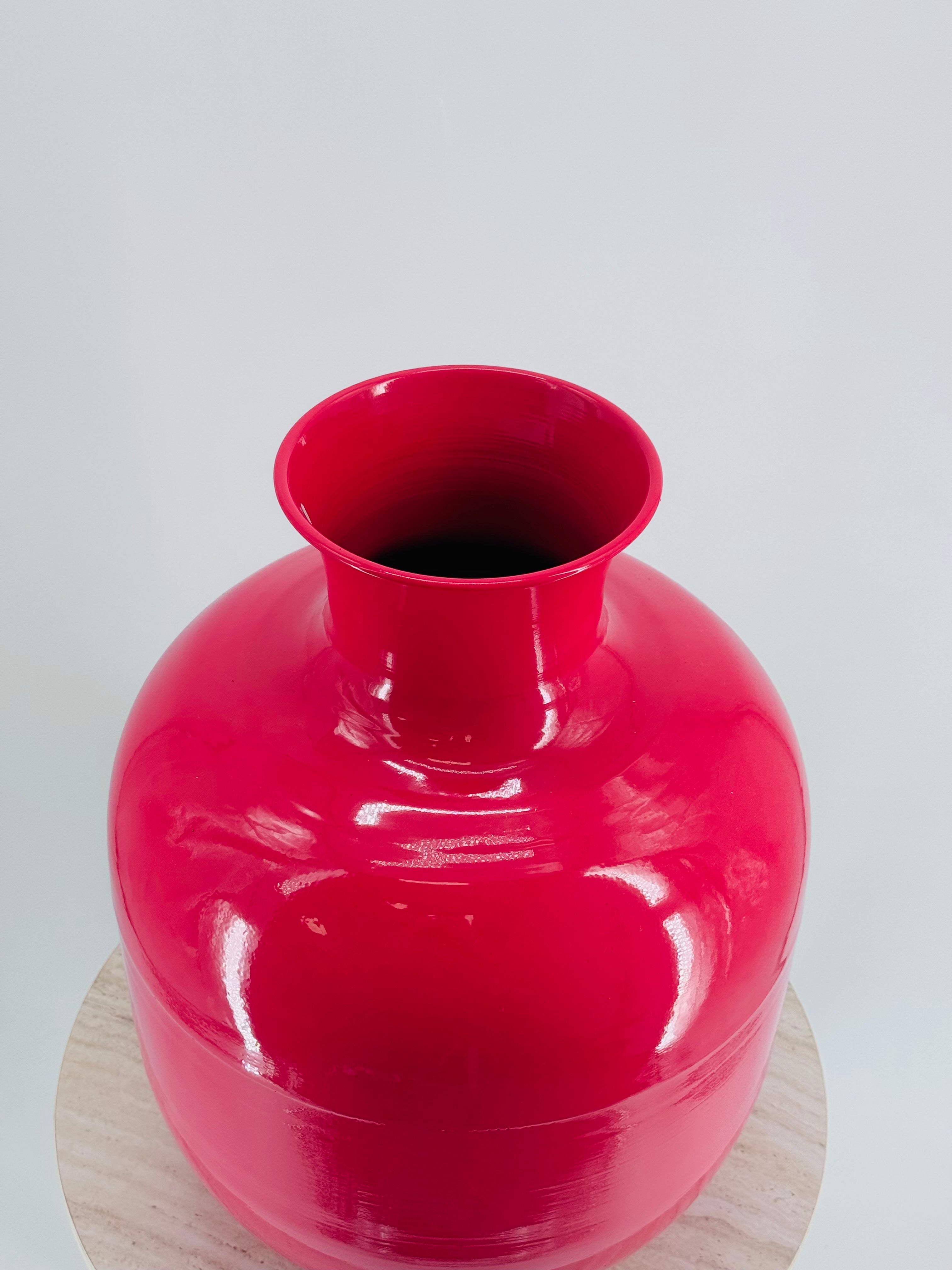 JARRÓN 41 CM ROSA BRILLANTE