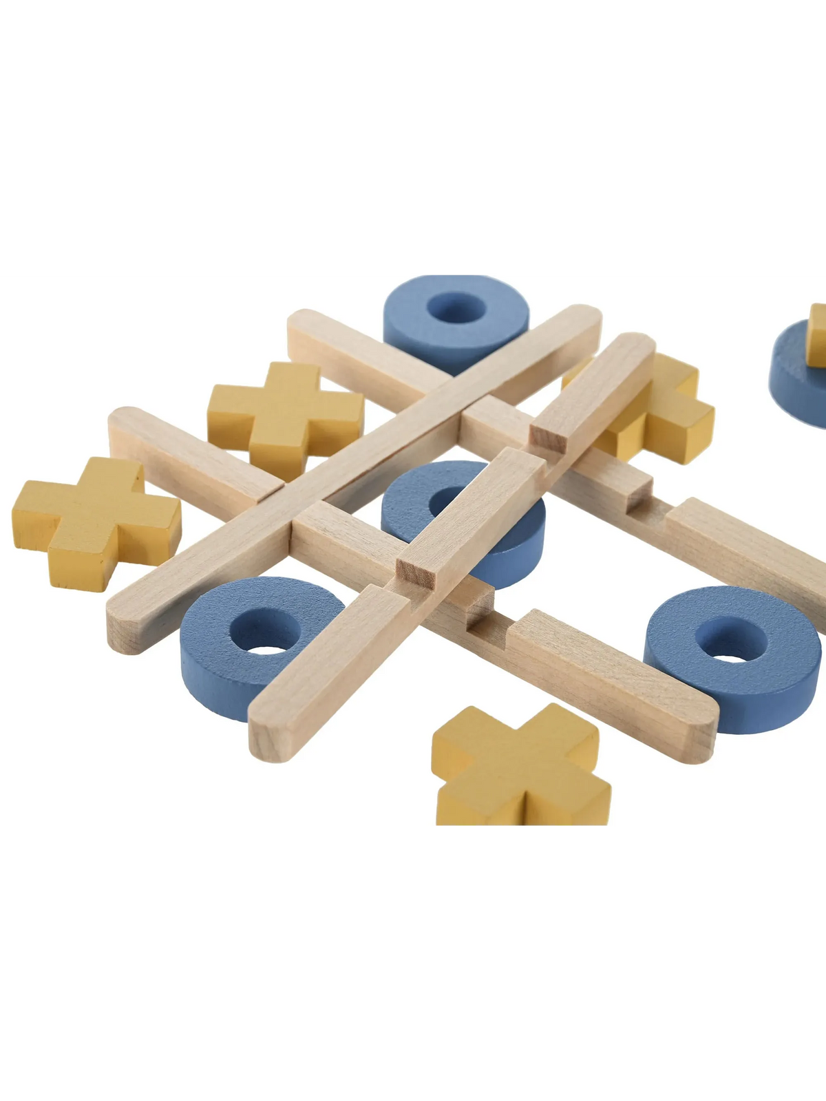 JUEGO DE MESA MADERA 18X6X3 TIC TAC TOE MULTICOLOR